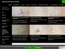 Tablet Screenshot of mathsvideos.net